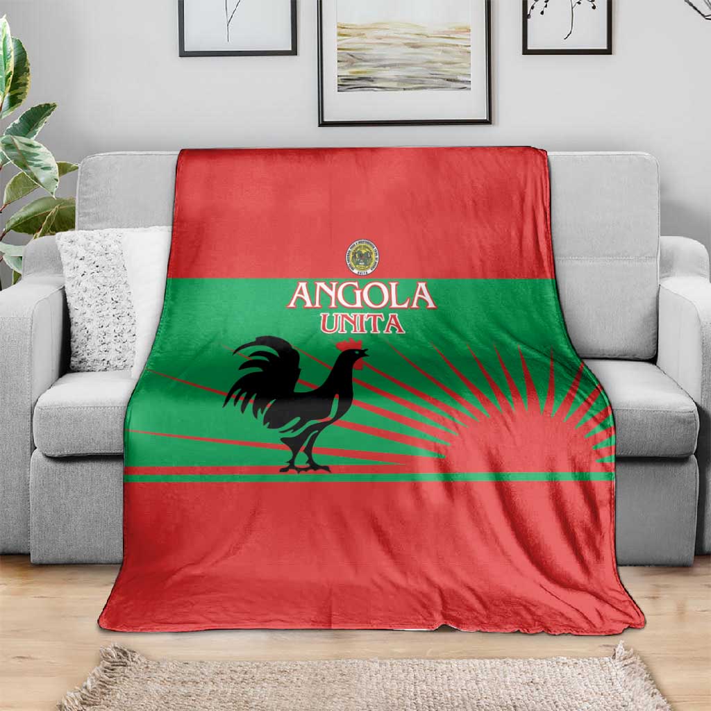 Angola Blanket UNITA  Party Flag Style