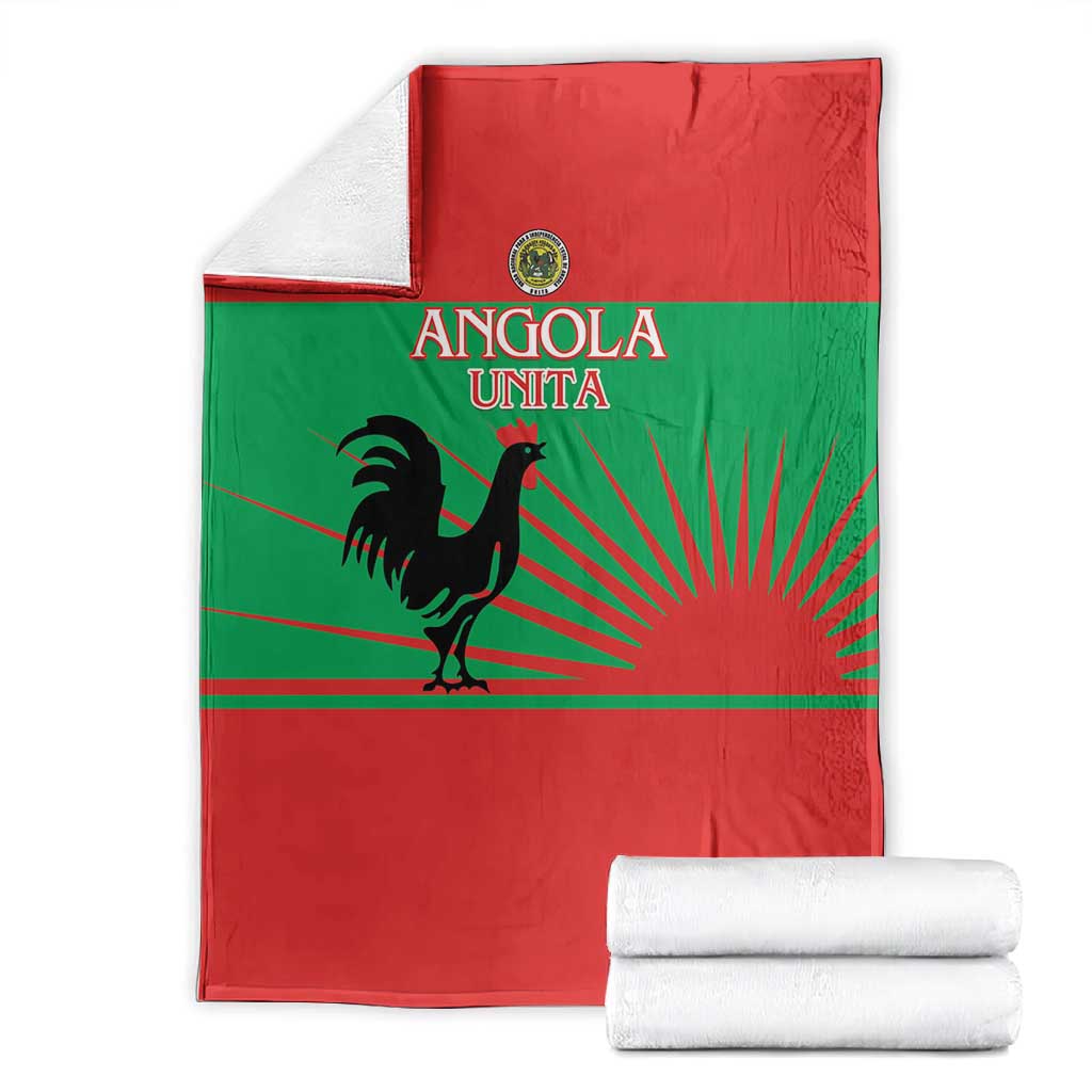 Angola Blanket UNITA  Party Flag Style