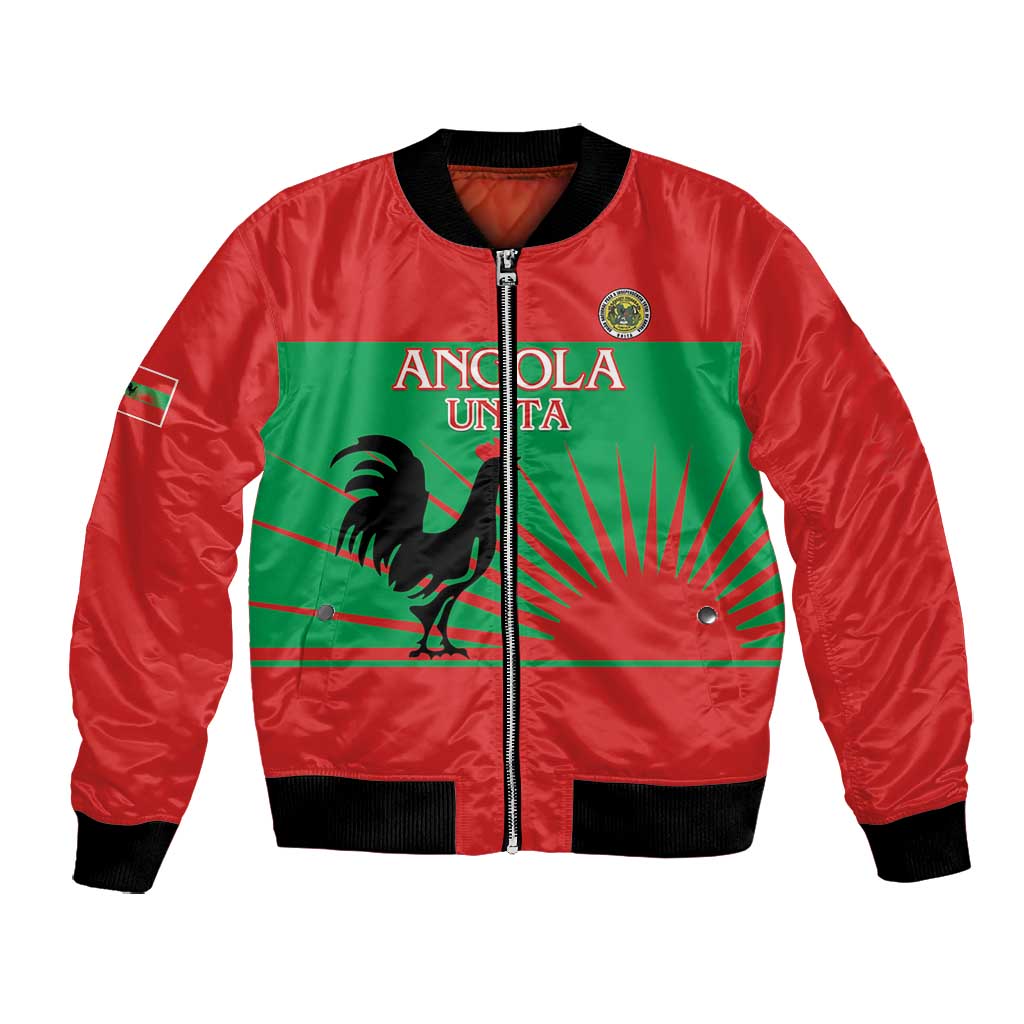 Personalized Angola Bomber Jacket UNITA  Party Flag Style