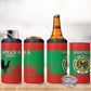 Personalized Angola 4 in 1 Can Cooler Tumbler UNITA  Party Flag Style