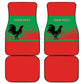 Angola Car Mats UNITA  Party Flag Style