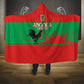 Angola Hooded Blanket UNITA  Party Flag Style