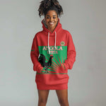 Personalized Angola Hoodie Dress UNITA  Party Flag Style