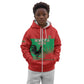 Personalized Angola Kid Hoodie UNITA  Party Flag Style