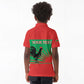Personalized Angola Kid Polo Shirt UNITA  Party Flag Style