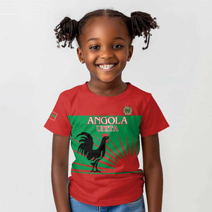 Personalized Angola Kid T shirt UNITA  Party Flag Style