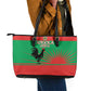 Angola Leather Tote Bag UNITA  Party Flag Style