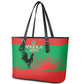 Angola Leather Tote Bag UNITA  Party Flag Style