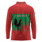 Personalized Angola Long Sleeve Polo Shirt UNITA  Party Flag Style