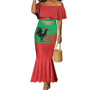 Personalized Angola Mermaid Dress UNITA  Party Flag Style