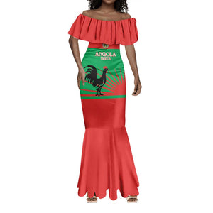 Personalized Angola Mermaid Dress UNITA  Party Flag Style