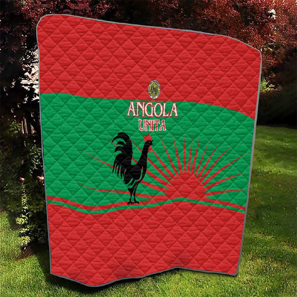 Angola Quilt UNITA  Party Flag Style