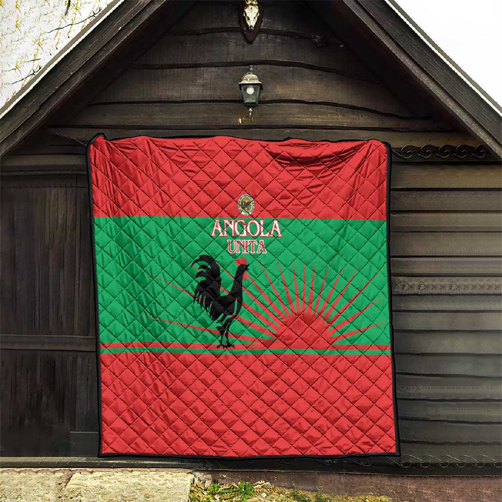 Angola Quilt UNITA  Party Flag Style