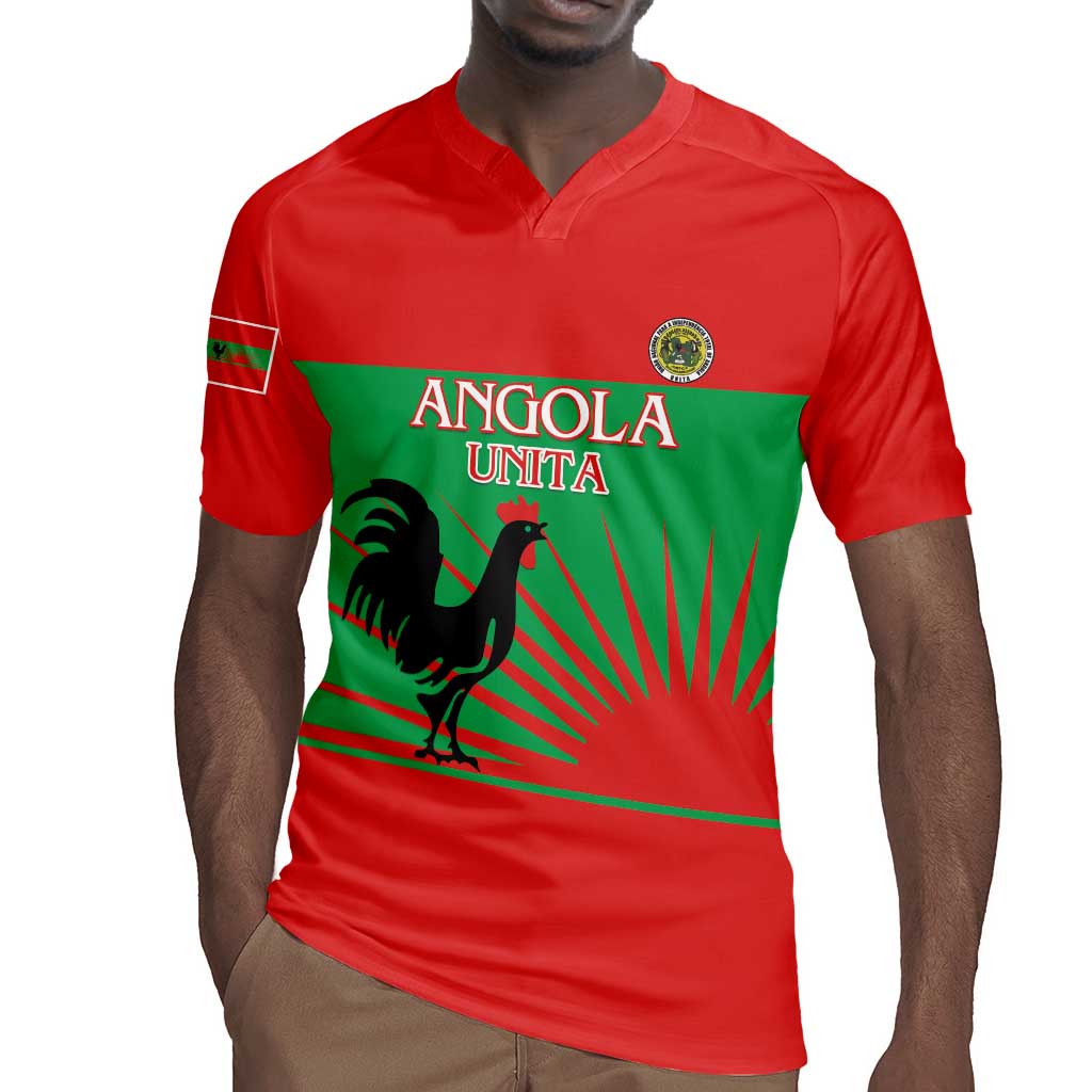 Personalized Angola Rugby Jersey UNITA  Party Flag Style