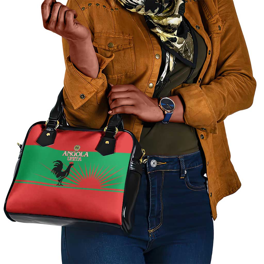 Angola Shoulder Handbag UNITA  Party Flag Style