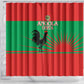 Angola Shower Curtain UNITA  Party Flag Style