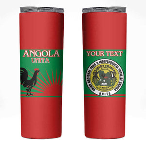 Personalized Angola Skinny Tumbler UNITA  Party Flag Style