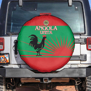 Angola Spare Tire Cover UNITA  Party Flag Style