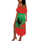 Personalized Angola Summer Maxi Dress UNITA  Party Flag Style