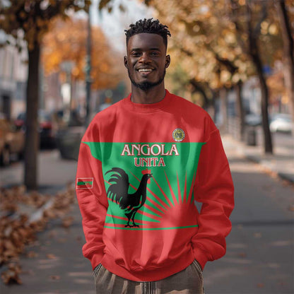 Personalized Angola Sweatshirt UNITA  Party Flag Style