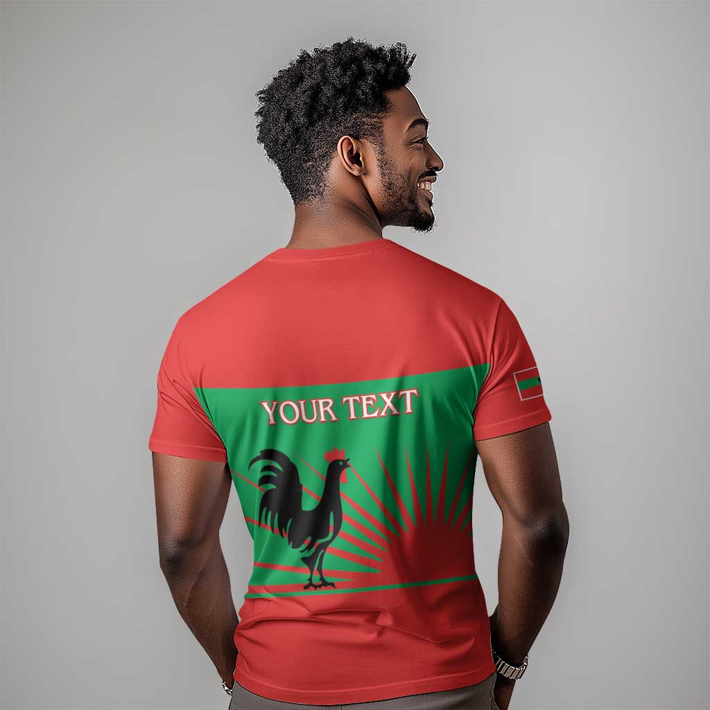 Personalized Angola T shirt UNITA  Party Flag Style