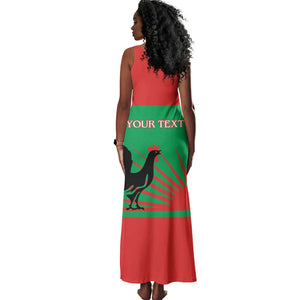 Personalized Angola Tank Maxi Dress UNITA  Party Flag Style