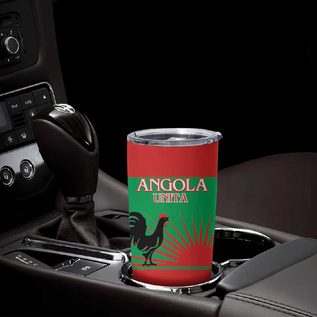 Personalized Angola Tumbler Cup UNITA  Party Flag Style