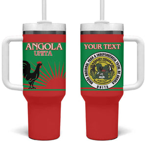 Personalized Angola Tumbler With Handle UNITA  Party Flag Style