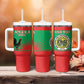 Personalized Angola Tumbler With Handle UNITA  Party Flag Style