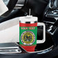 Personalized Angola Tumbler With Handle UNITA  Party Flag Style
