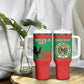 Personalized Angola Tumbler With Handle UNITA  Party Flag Style