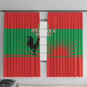 Angola Window Curtain UNITA  Party Flag Style