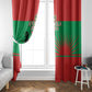 Angola Window Curtain UNITA  Party Flag Style