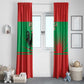 Angola Window Curtain UNITA  Party Flag Style