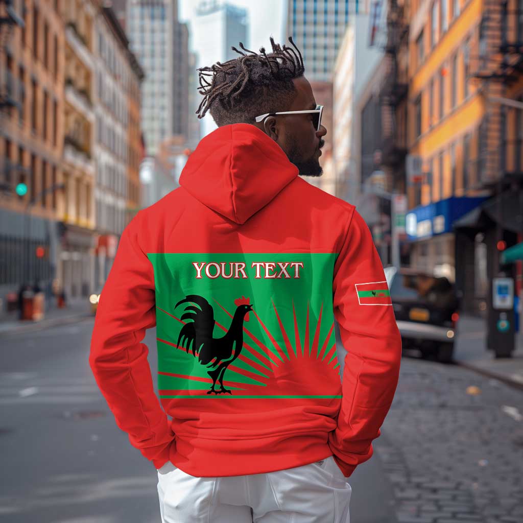 Personalized Angola Zip Hoodie UNITA  Party Flag Style