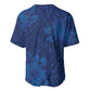 Afro Hibiscus Tropical Baseball Jersey ShweShwe African Pattern - African Pride