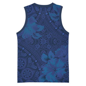Afro Hibiscus Tropical Basketball Jersey ShweShwe African Pattern - African Pride