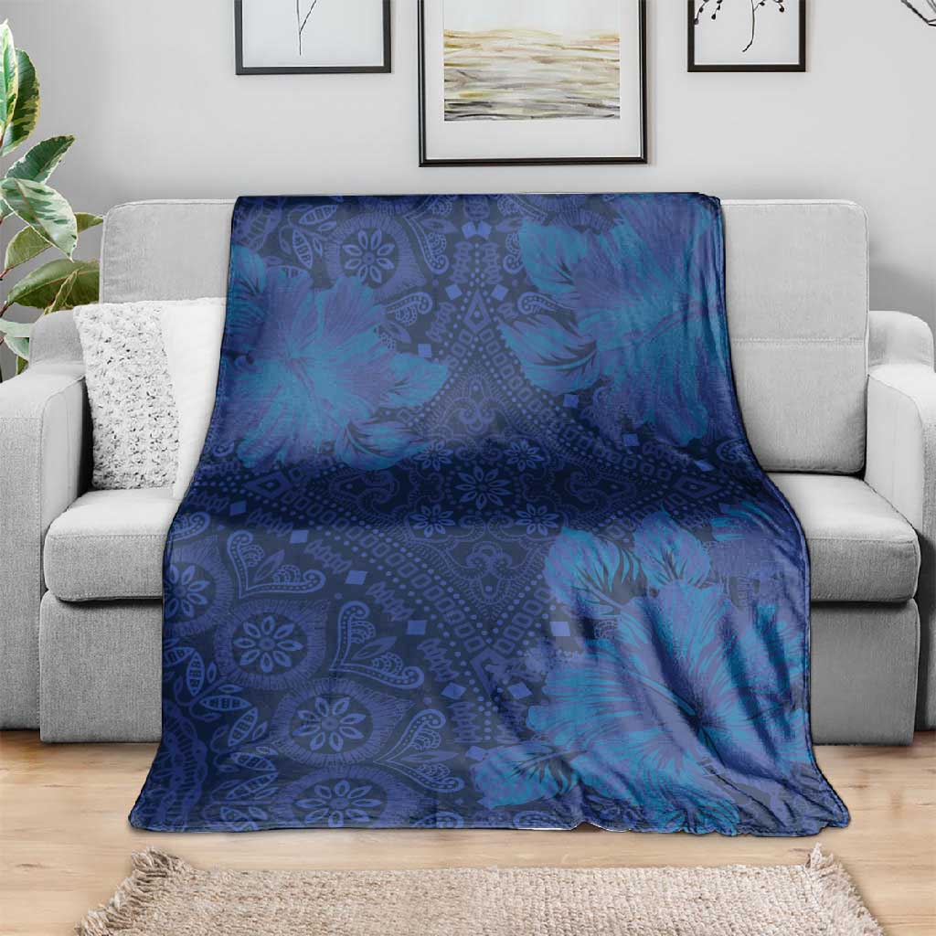 Afro Hibiscus Tropical Blanket ShweShwe African Pattern - African Pride