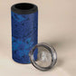 Afro Hibiscus Tropical 4 in 1 Can Cooler Tumbler ShweShwe African Pattern - African Pride