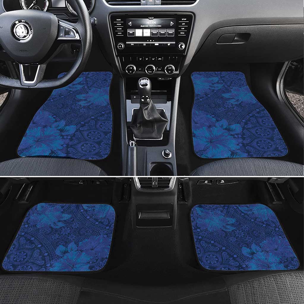 Afro Hibiscus Tropical Car Mats ShweShwe African Pattern - African Pride