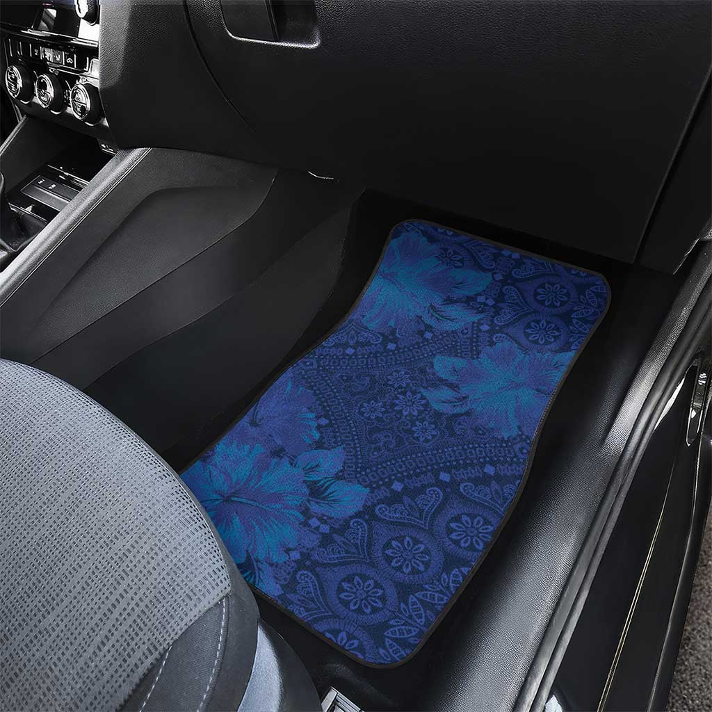 Afro Hibiscus Tropical Car Mats ShweShwe African Pattern - African Pride