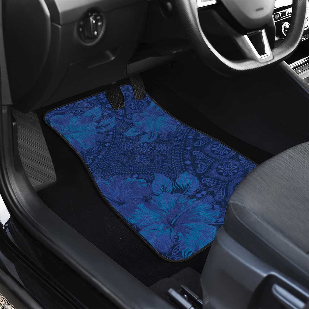 Afro Hibiscus Tropical Car Mats ShweShwe African Pattern - African Pride