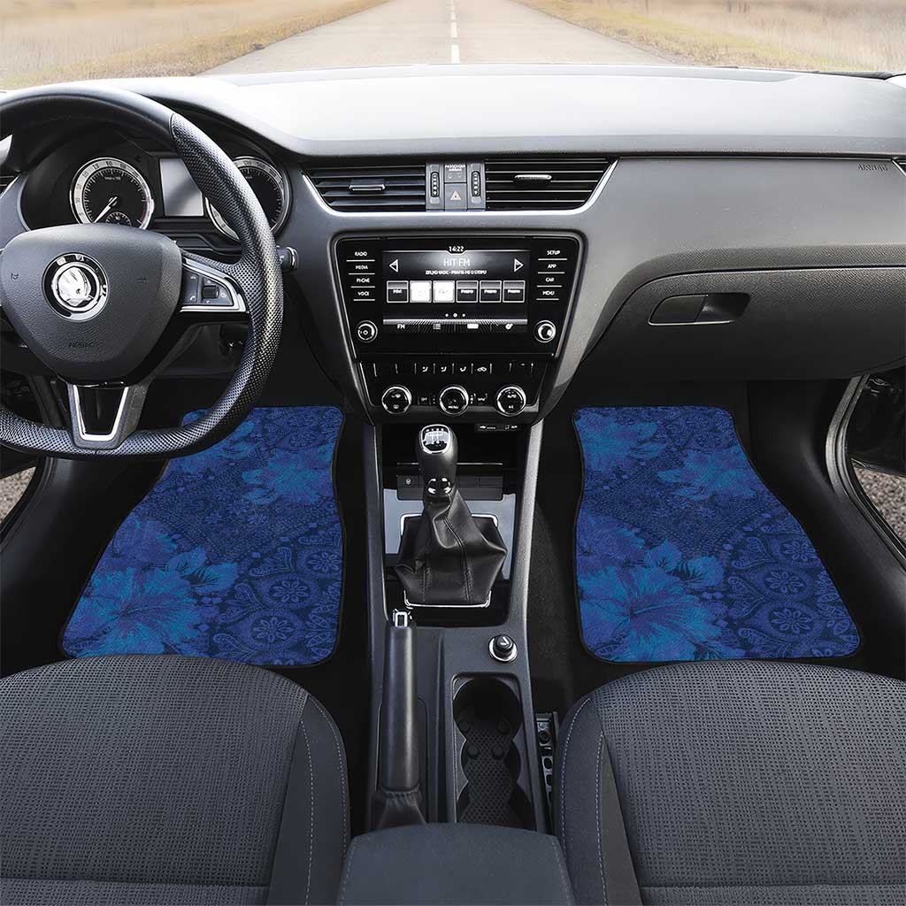 Afro Hibiscus Tropical Car Mats ShweShwe African Pattern - African Pride