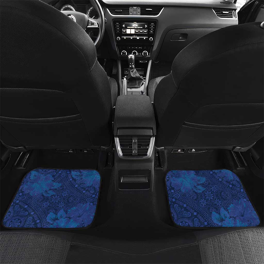Afro Hibiscus Tropical Car Mats ShweShwe African Pattern - African Pride