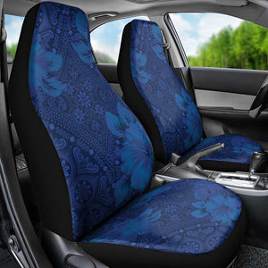 Afro Hibiscus Tropical Car Seat Cover ShweShwe African Pattern - African Pride