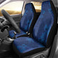 Afro Hibiscus Tropical Car Seat Cover ShweShwe African Pattern - African Pride