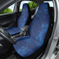 Afro Hibiscus Tropical Car Seat Cover ShweShwe African Pattern - African Pride