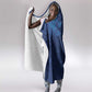 Afro Hibiscus Tropical Hooded Blanket ShweShwe African Pattern - African Pride