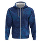 Afro Hibiscus Tropical Hoodie ShweShwe African Pattern - African Pride