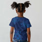 Afro Hibiscus Tropical Kid T shirt ShweShwe African Pattern - African Pride
